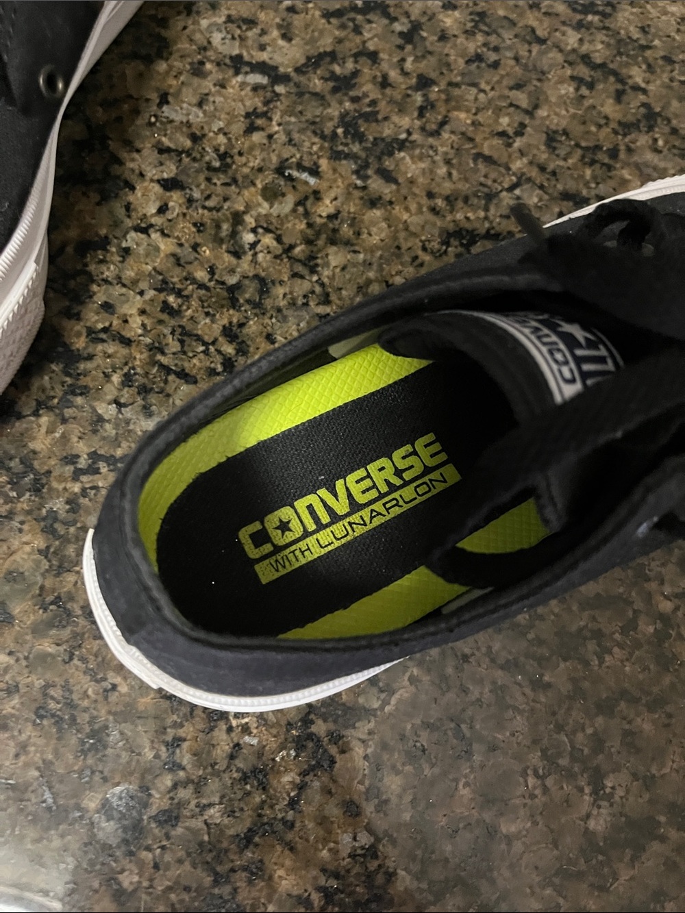 Converse Black and White Low-Top Canvas Sneakers - Men's - Picture 2 of 3